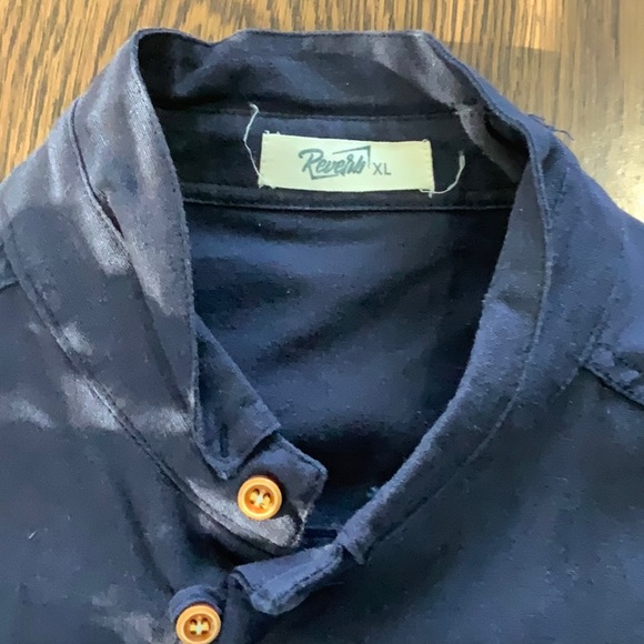Reverb Button Down Shirt L - Picture 2 of 8